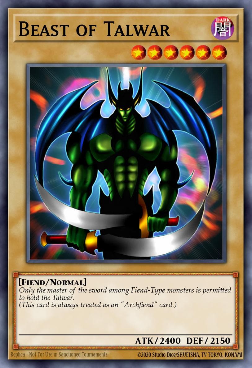 Beast of Talwar Speed Duel: Battle City Box card