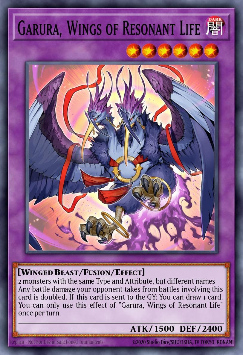 Garura, Wings of Resonant Life Power of the Elements card
