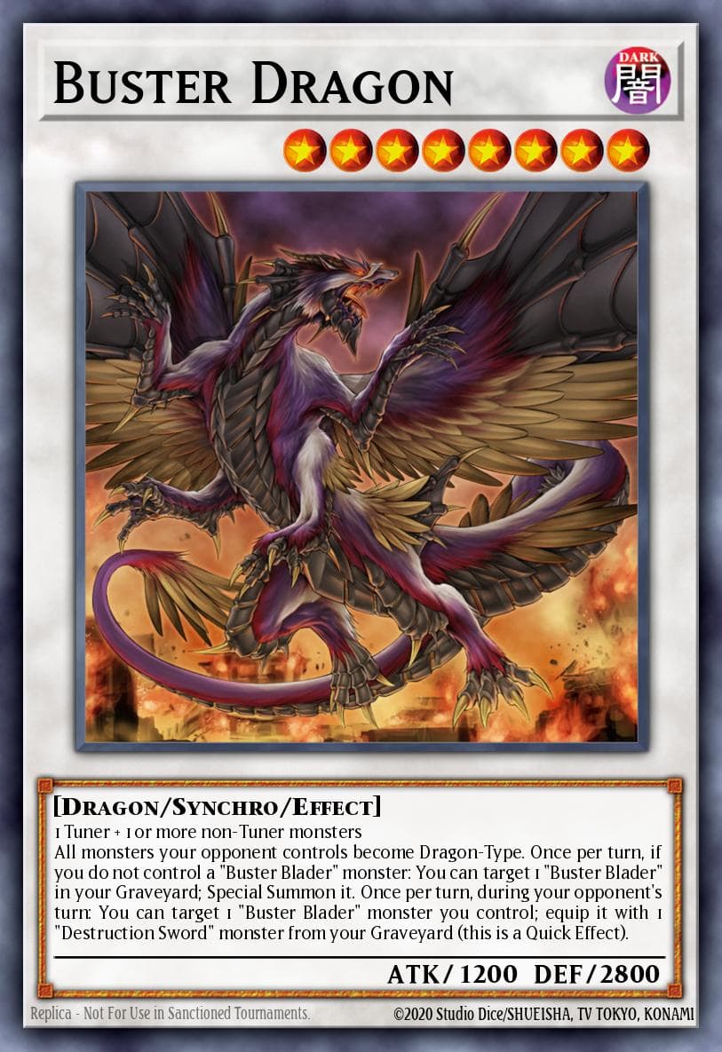 Buster Dragon Breakers of Shadow: Special Edition card