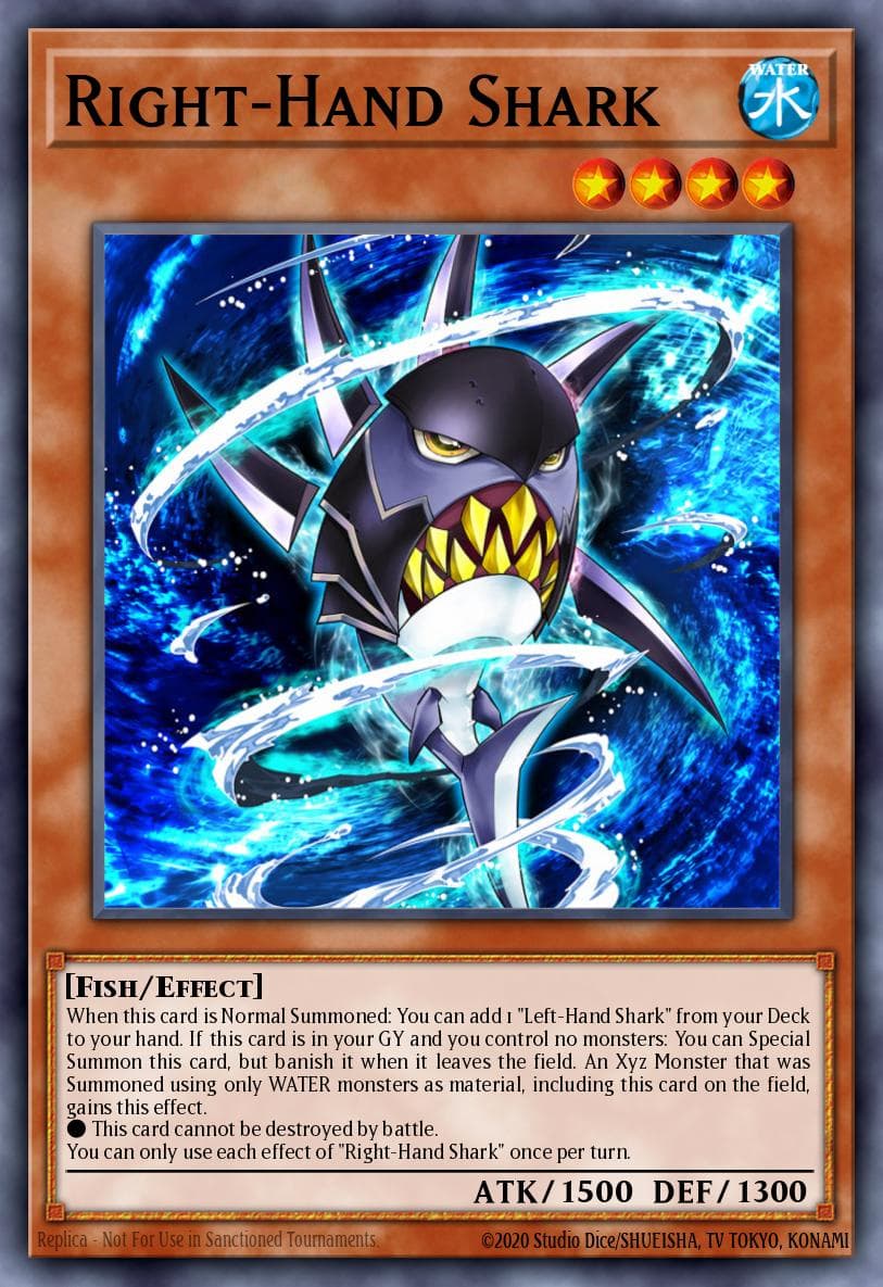 Right-Hand Shark Brothers of Legend card