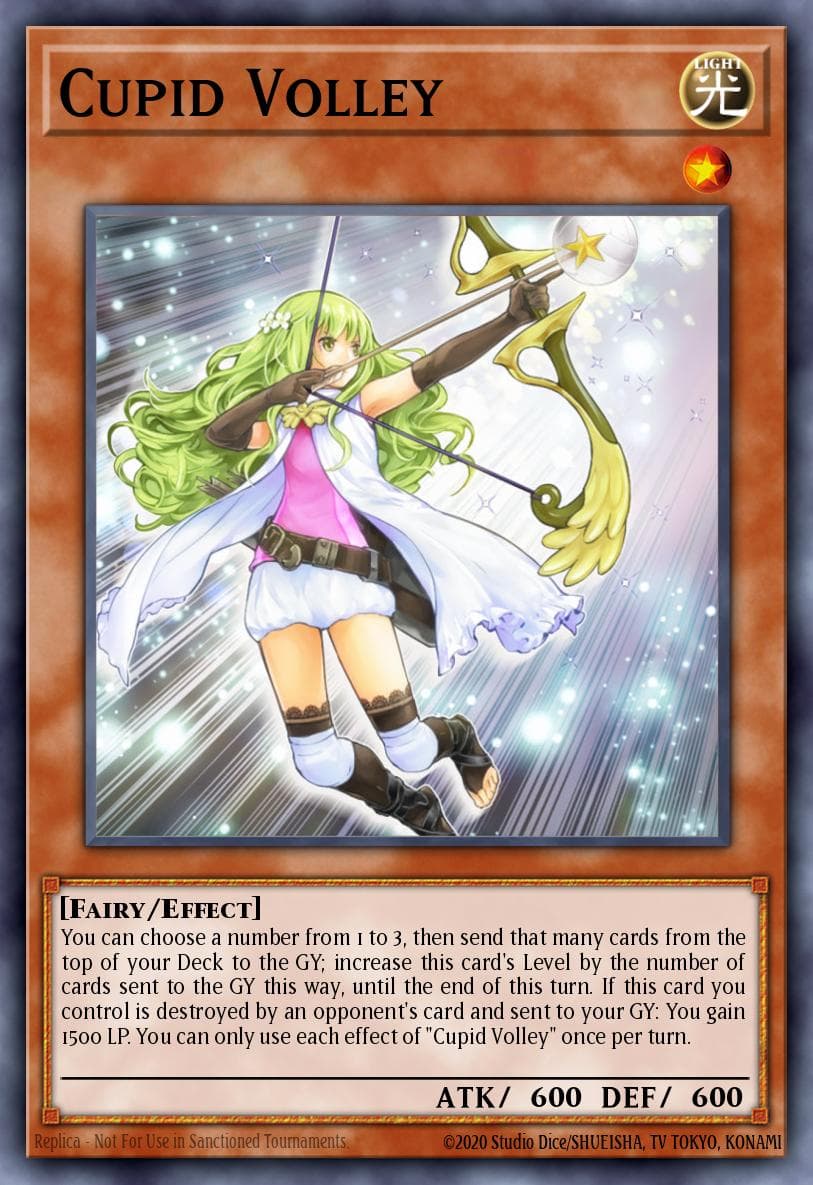 Cupid Volley 2019 Gold Sarcophagus Tin Mega Pack card