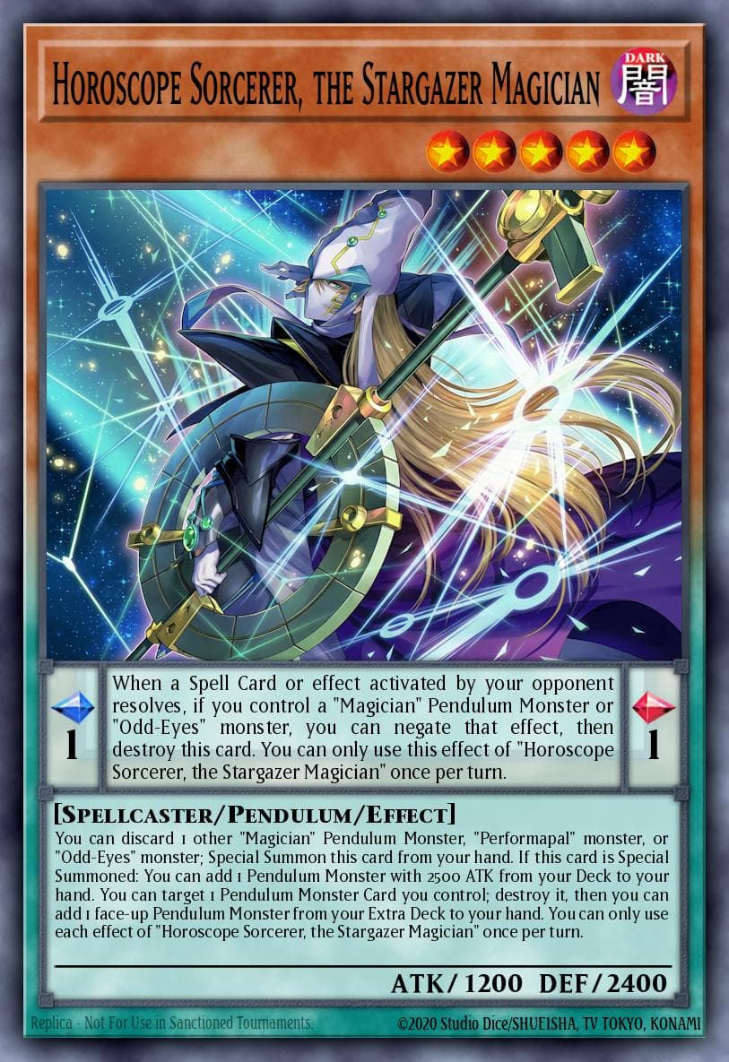 星读的魔术师-天宫图魔术士 游戏王 card