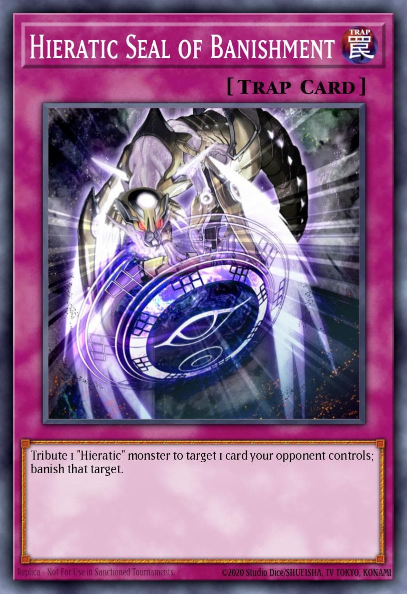 Hieratic Seal of Banishment Ghosts From the Past card