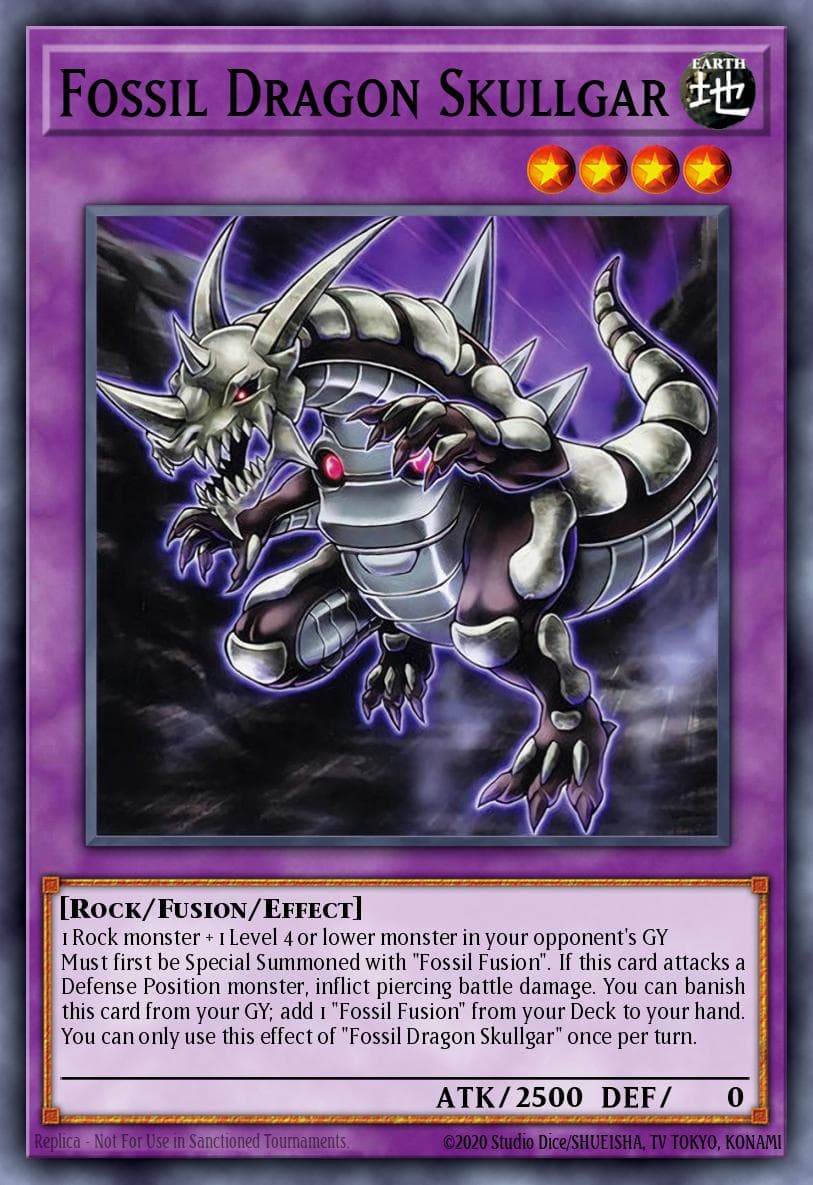 Fossil Dragon Skullgar Battles of Legend: Chapter 1 card