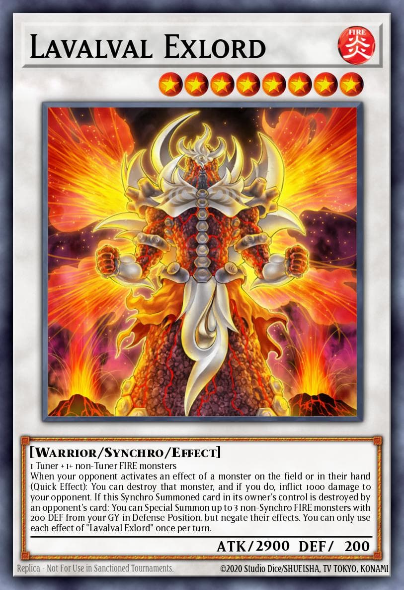 Lavalval Exlord 2022 Tin of the Pharaoh's Gods card