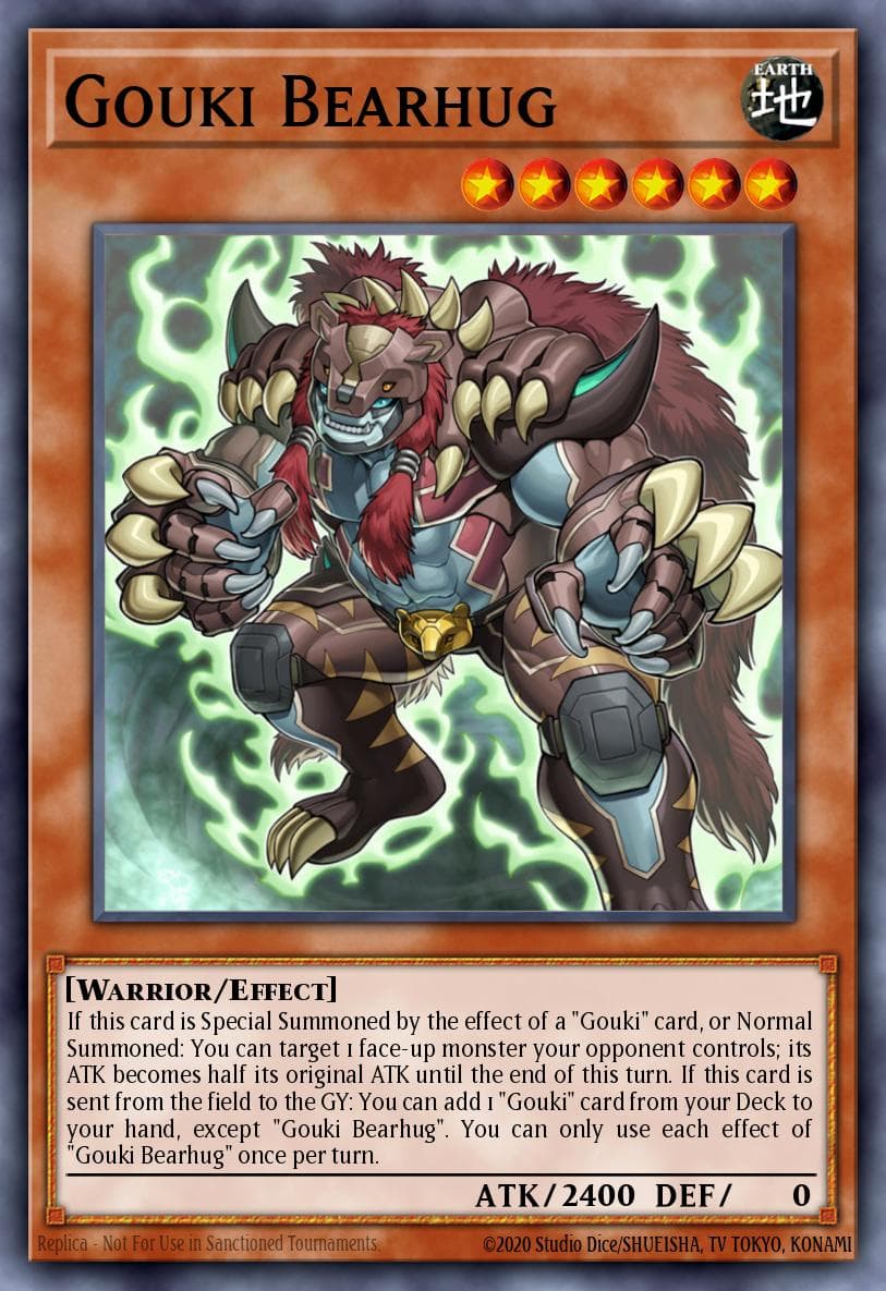 Gouki Bearhug Flames of Destruction Special Edition card