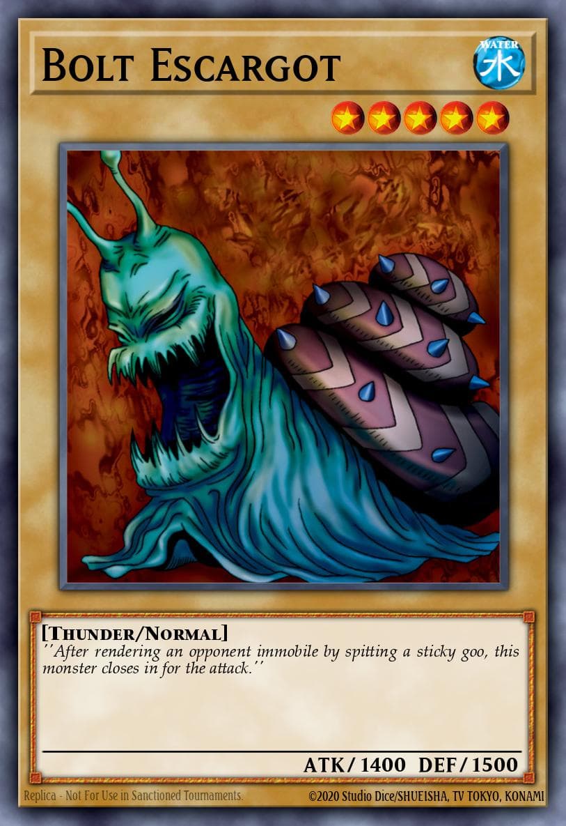 Bolt Escargot 遊戲王 card