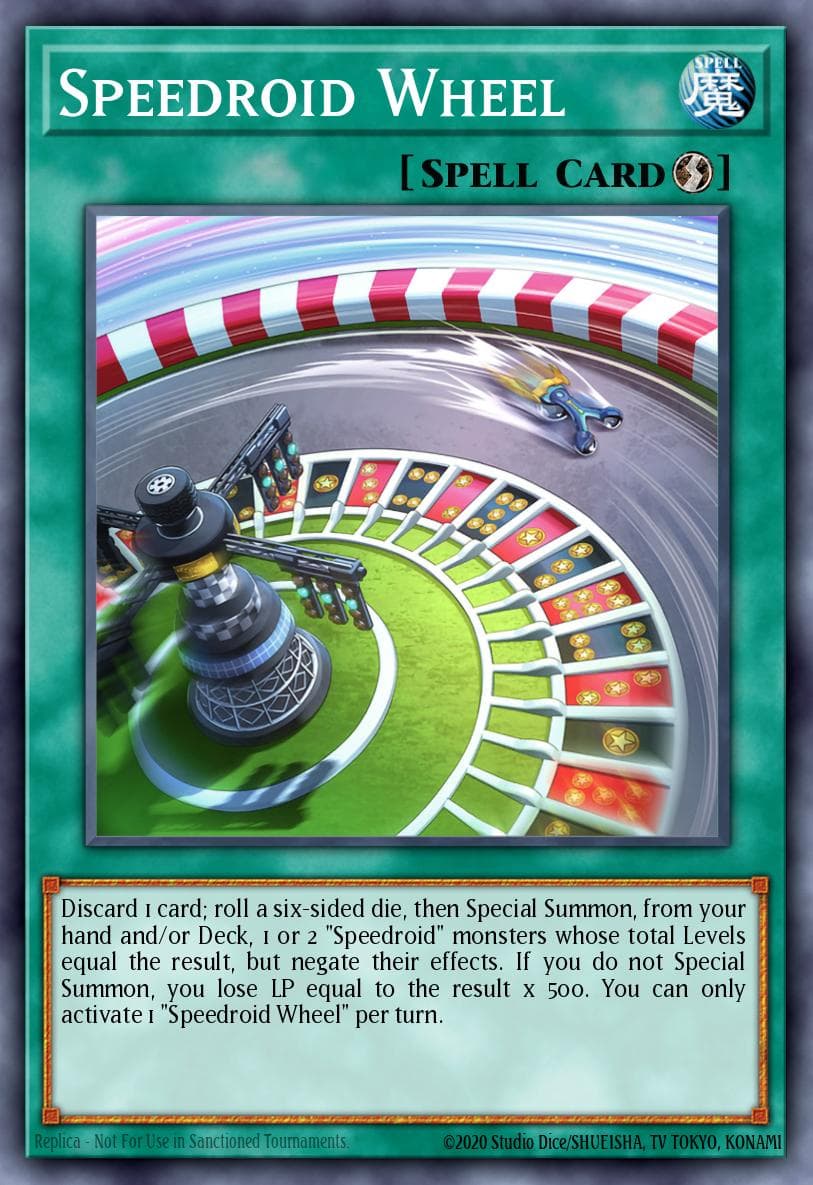 Speedroid Wheel Legendary Duelists: Synchro Storm card
