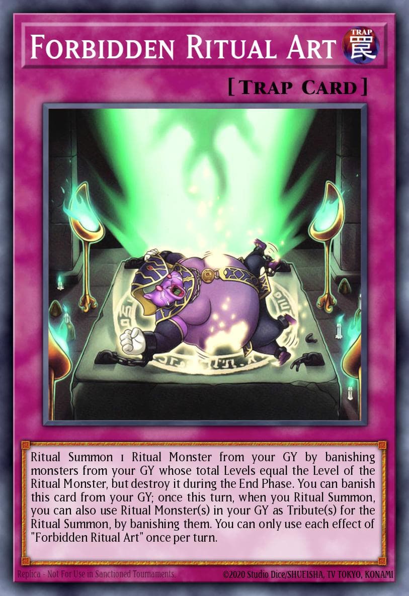 Forbidden Ritual Art Burst Protocol card