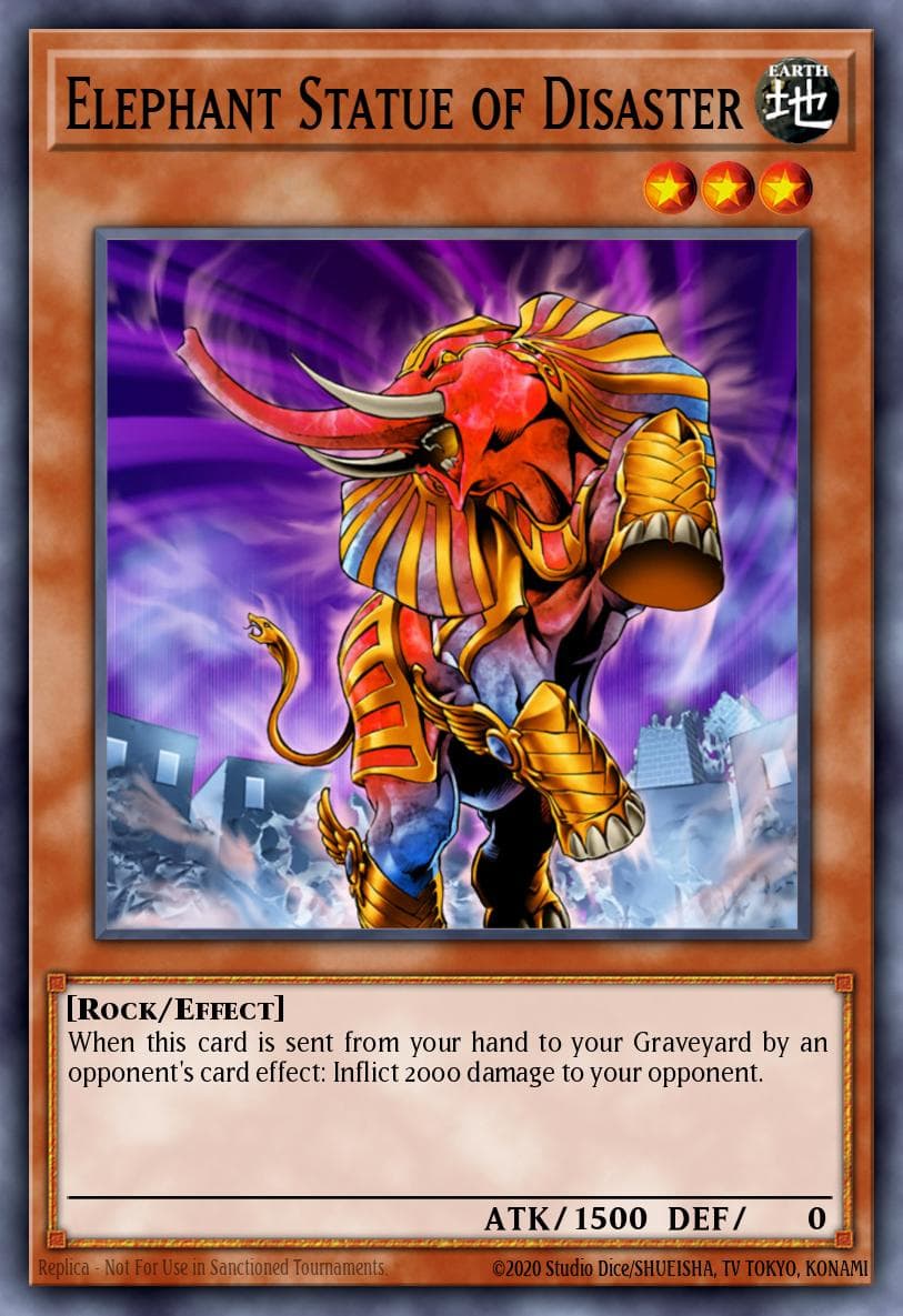 Elephant Statue of Disaster Ancient Sanctuary card