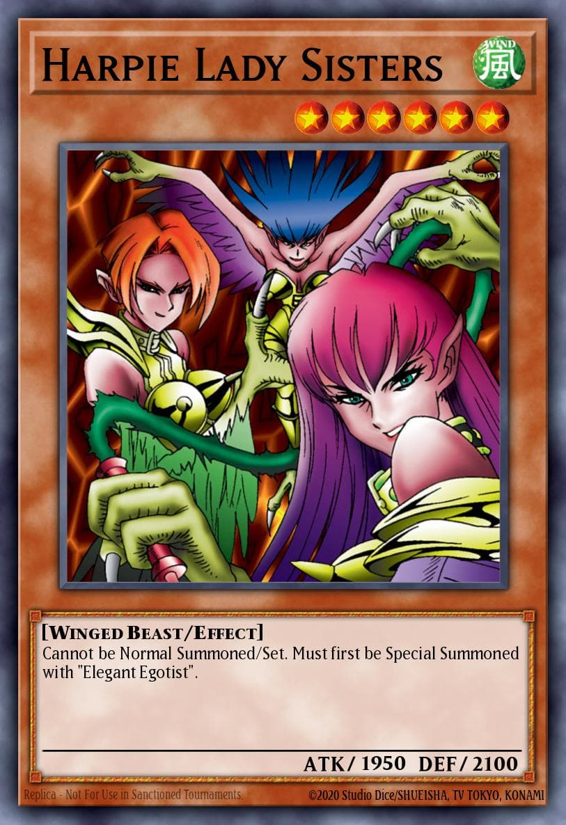 Harpie Lady Sisters Metal Raiders card