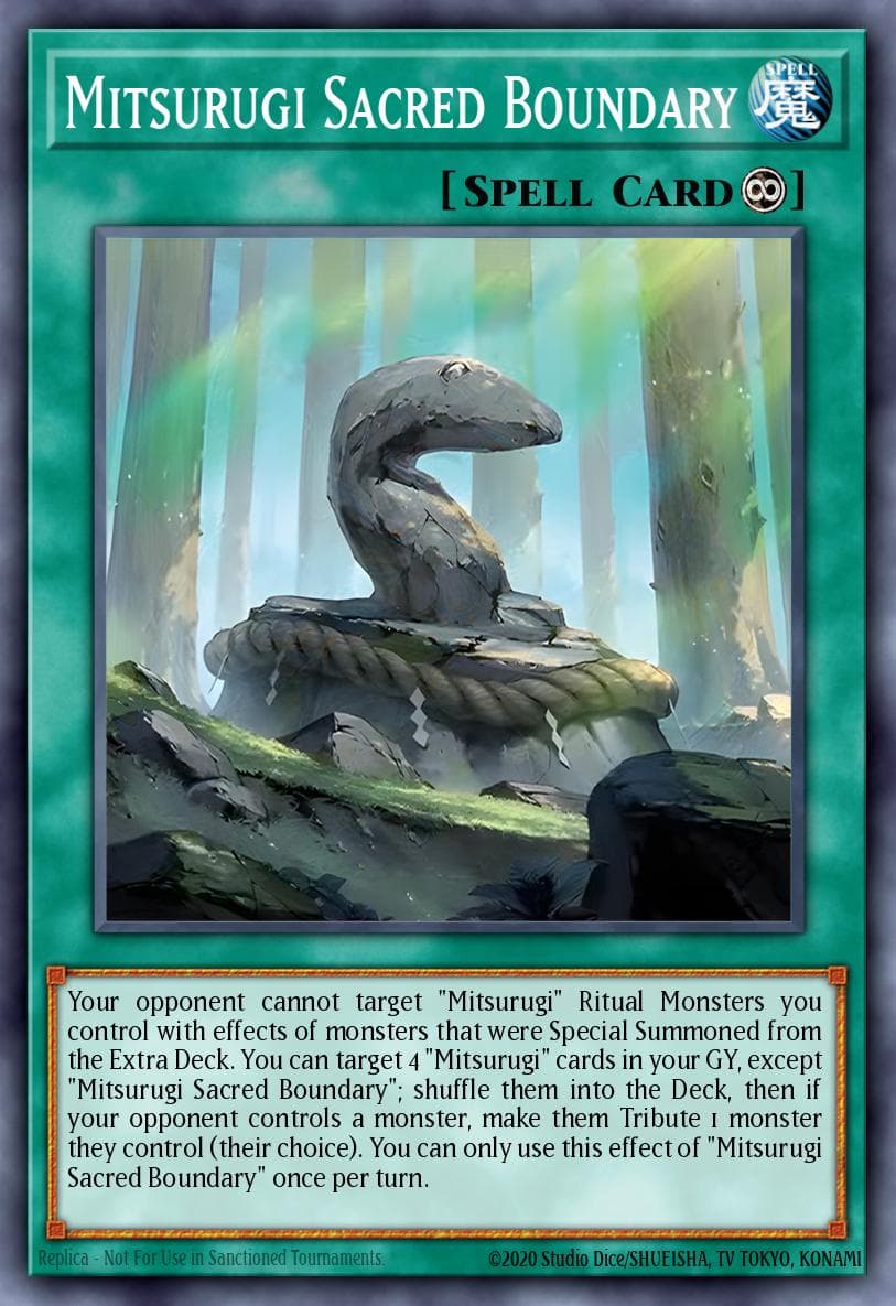 Mitsurugi Sacred Boundary Alliance Insight card