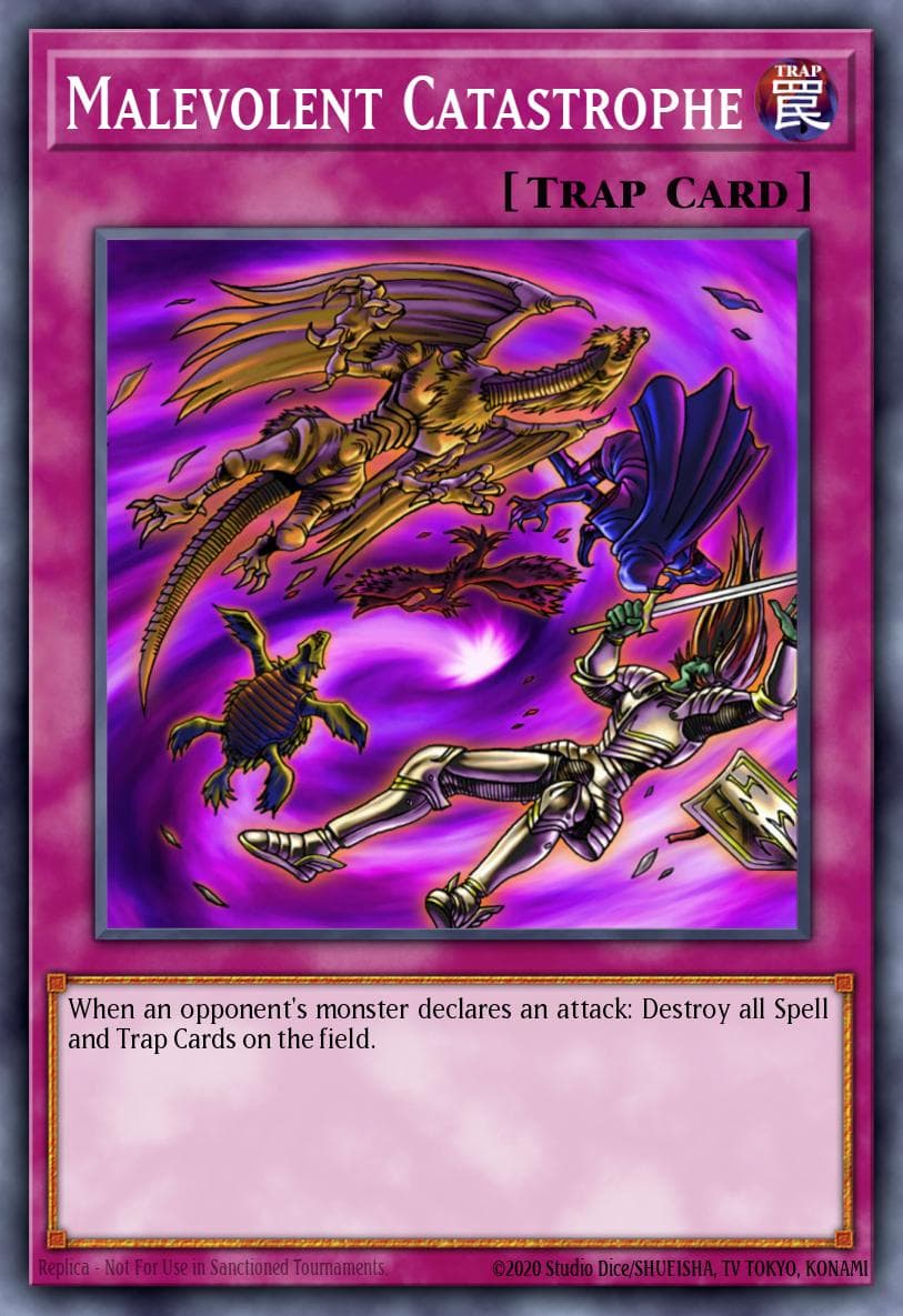 Malevolent Catastrophe Duelist Pack: Battle City card