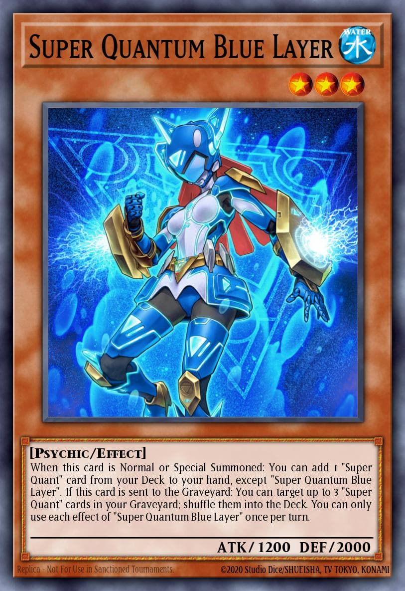 Super Quantum Blue Layer OTS Tournament Pack 2 card