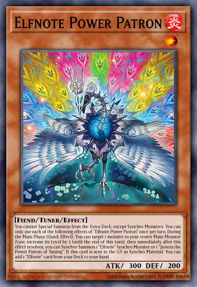 Elfnote Power Patron Burst Protocol card