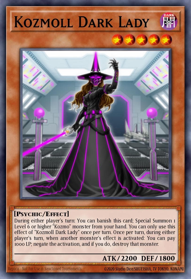 Kozmoll Dark Lady Ghosts From the Past card