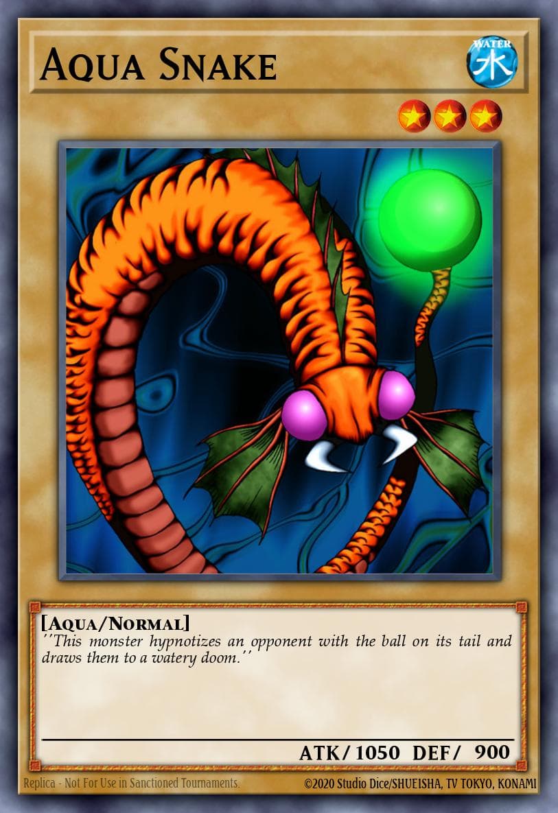 Aqua Snake 遊戲王 card