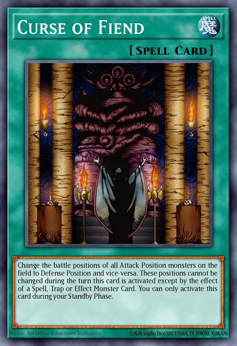 Curse of Fiend Spell Ruler card