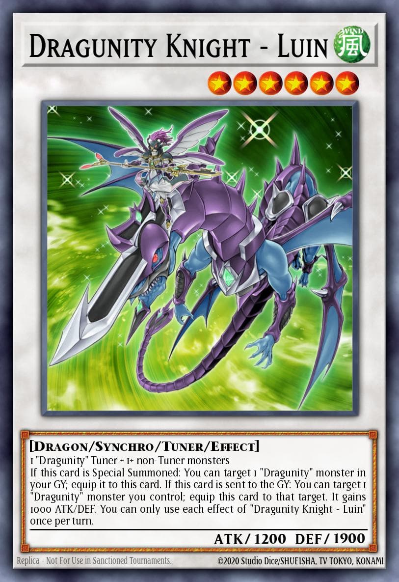 Dragunity Knight - Luin Cybernetic Horizon Special Edition card