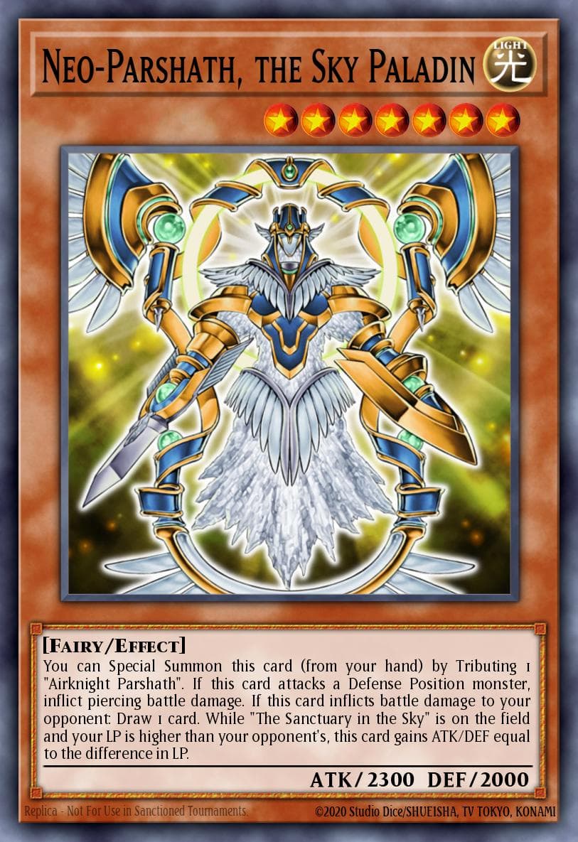 Neo-Parshath, the Sky Paladin Collectible Tins 2011 Wave 2 card