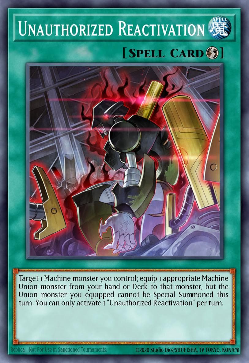 Unauthorized Reactivation Structure Deck: Mechanized Madness card
