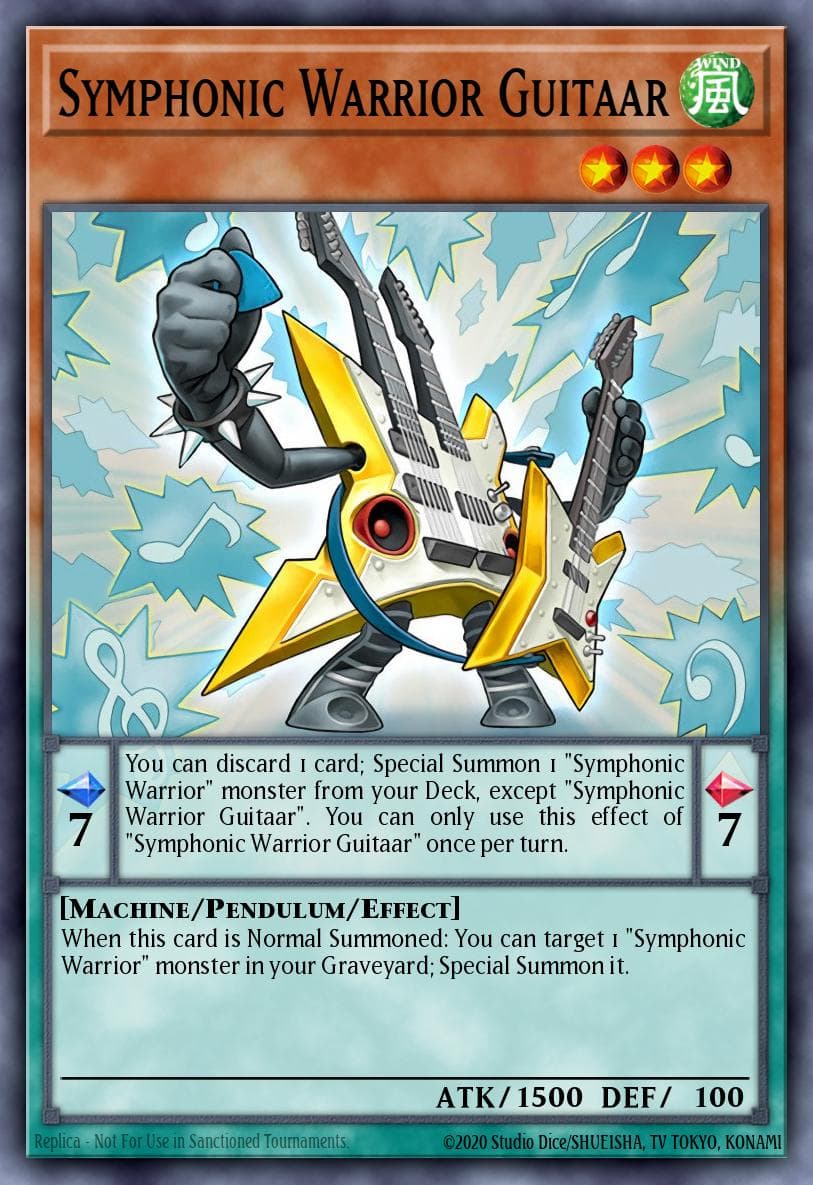 Symphonic Warrior Guitaar 2017 Mega-Tin Mega Pack card