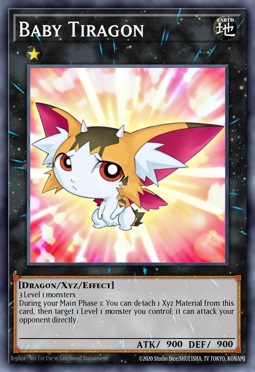Baby Tiragon Number Hunters card