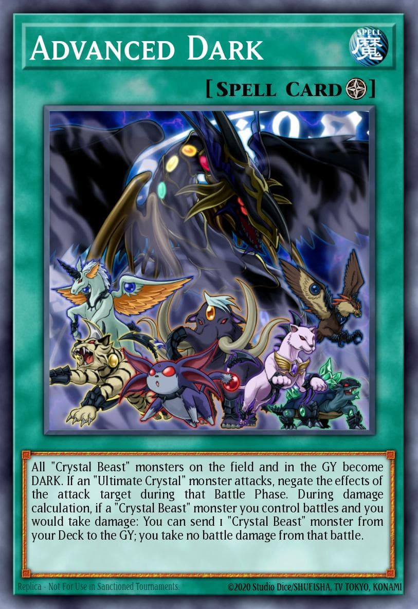Advanced Dark Structure Deck: Legend of the Crystal Beasts card