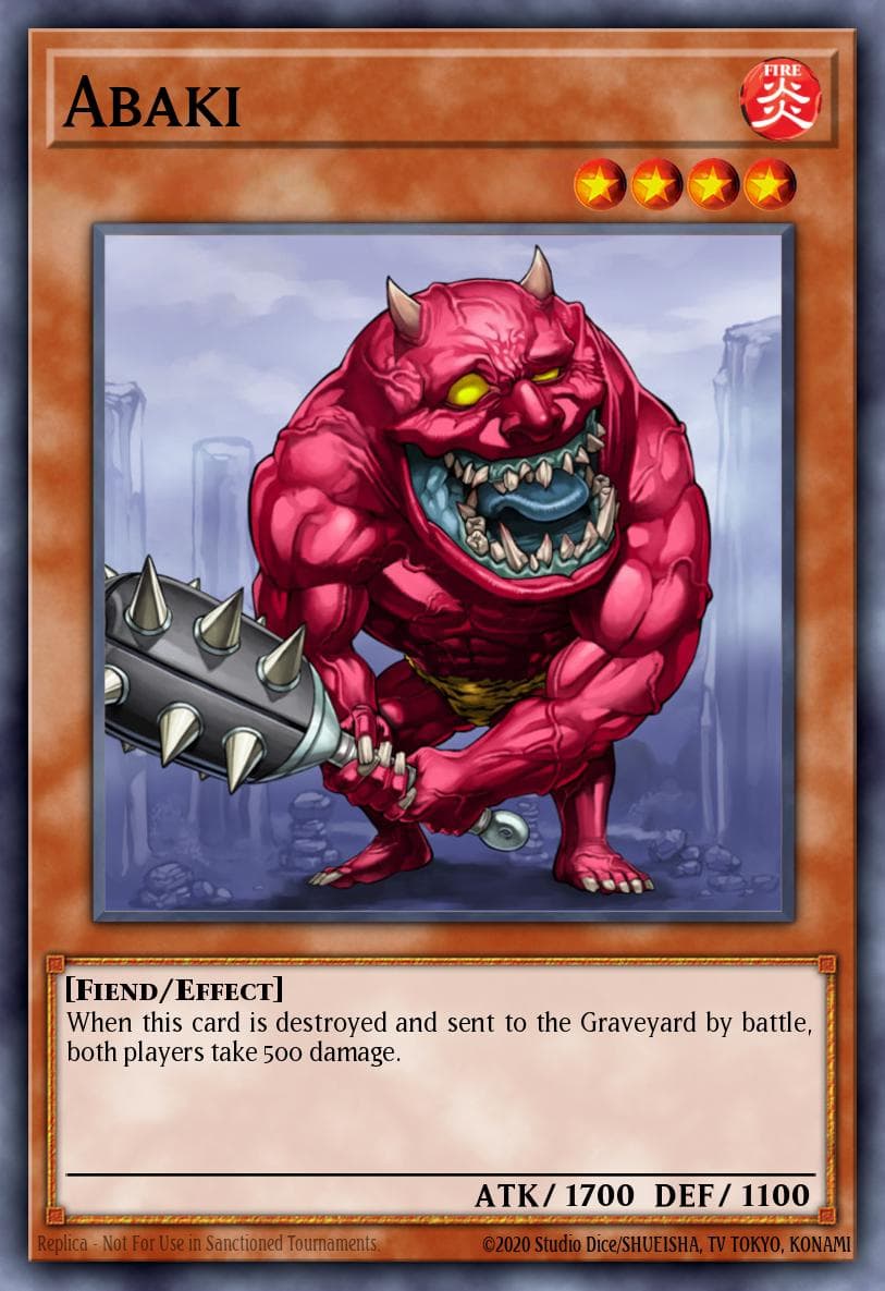 Abaki Cyberdark Impact card