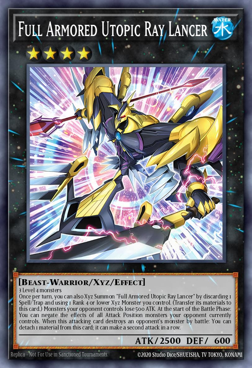 Full Armored Utopic Ray Lancer Battles of Legend: Terminal Revenge card