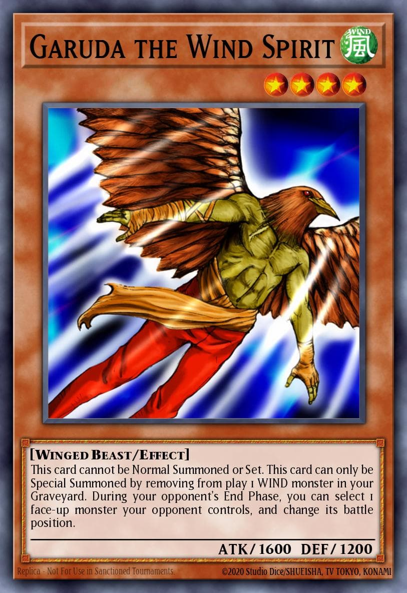 Garuda the Wind Spirit Labyrinth of Nightmare card