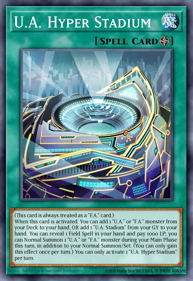 U.A. Hyper Stadium Phantom Rage Premiere! promotional card card