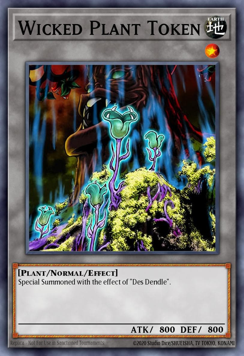 Wicked Plant Token 遊戲王 card
