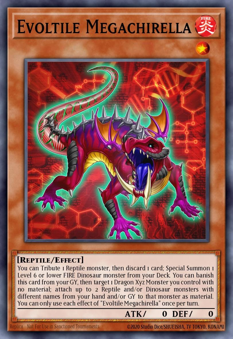 Evoltile Megachirella Chaos Impact Special Edition card