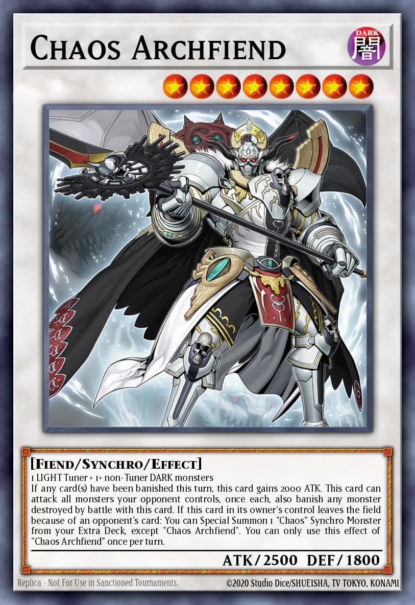 Chaos Archfiend Photon Hypernova card