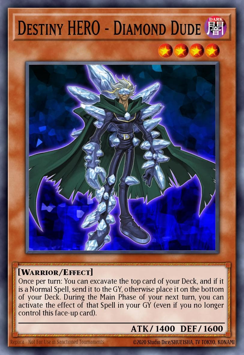 Destiny HERO - Diamond Dude Dark Revelation Volume 4 card