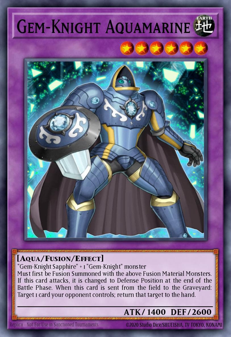 Gem-Knight Aquamarine Hidden Arsenal 5: Steelswarm Invasion card