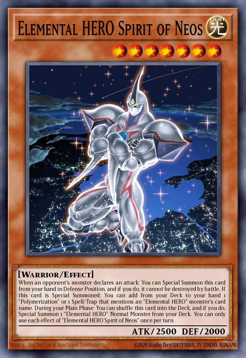 Elemental HERO Spirit of Neos Power of the Elements card