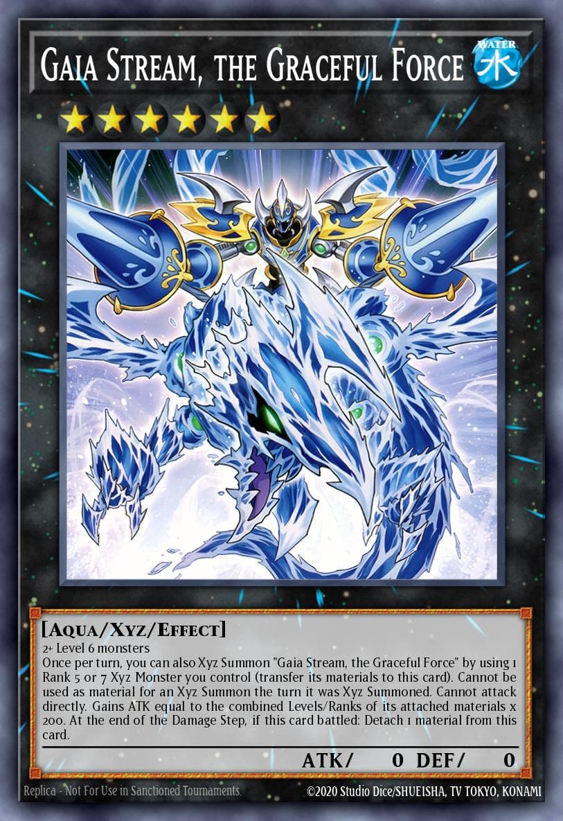 Gaia Stream, the Graceful Force Duelist's Advance card