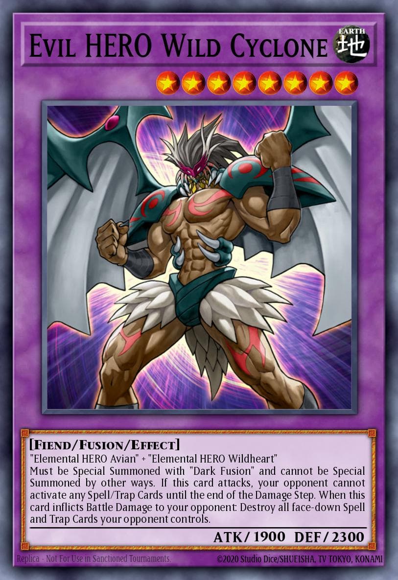Evil HERO Wild Cyclone Duelist Pack: Jaden Yuki 3 card