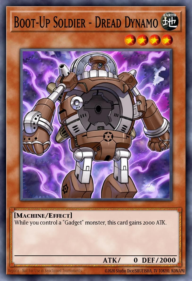 Boot-Up Soldier - Dread Dynamo Structure Deck: Machine Re-Volt card