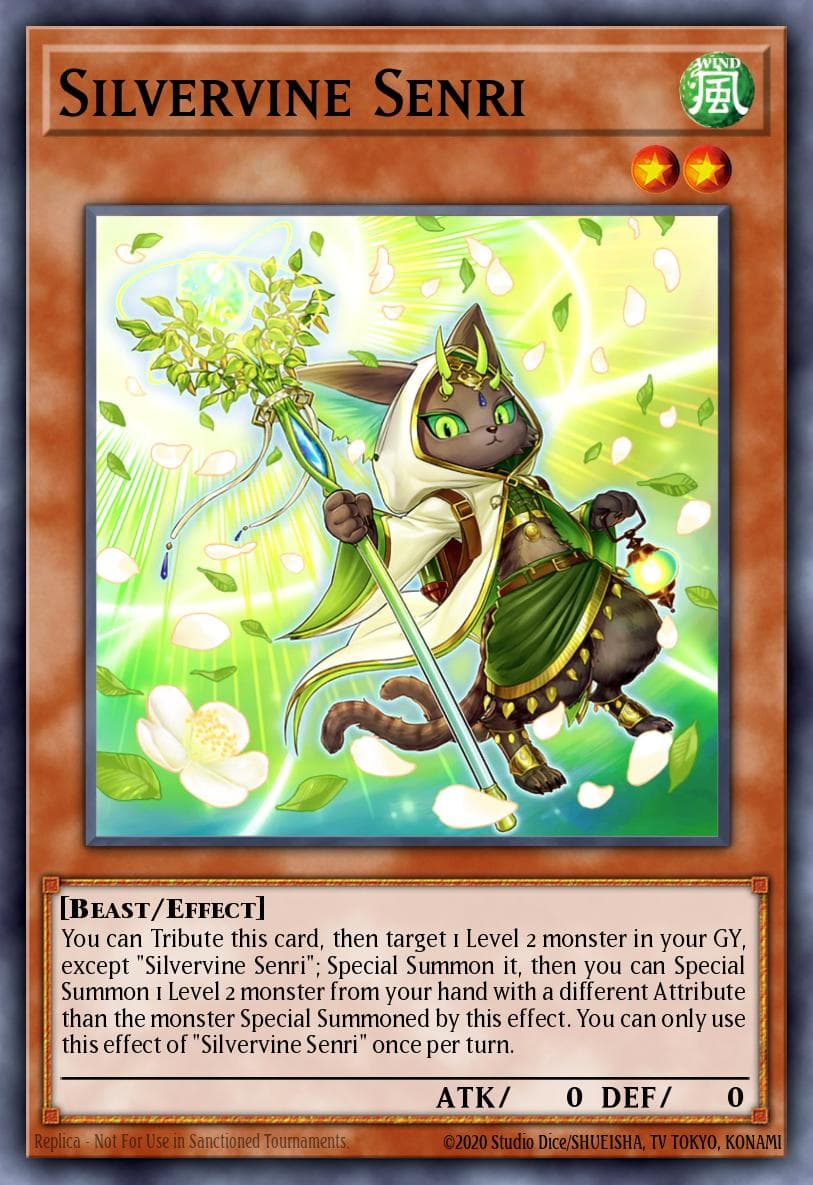 Silvervine Senri Battle of Chaos card