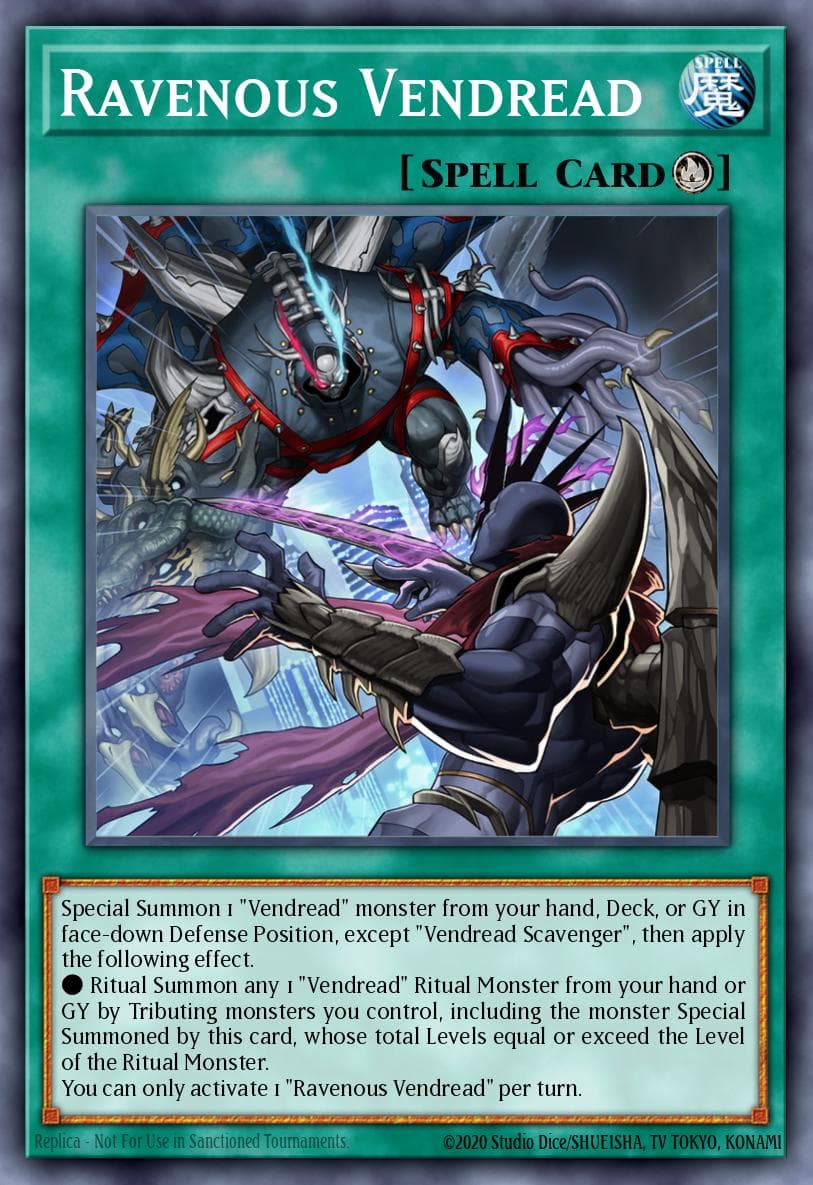 Ravenous Vendread Power of the Elements card