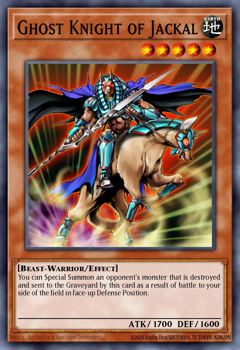 Ghost Knight of Jackal Speed Duel: Battle City Box card