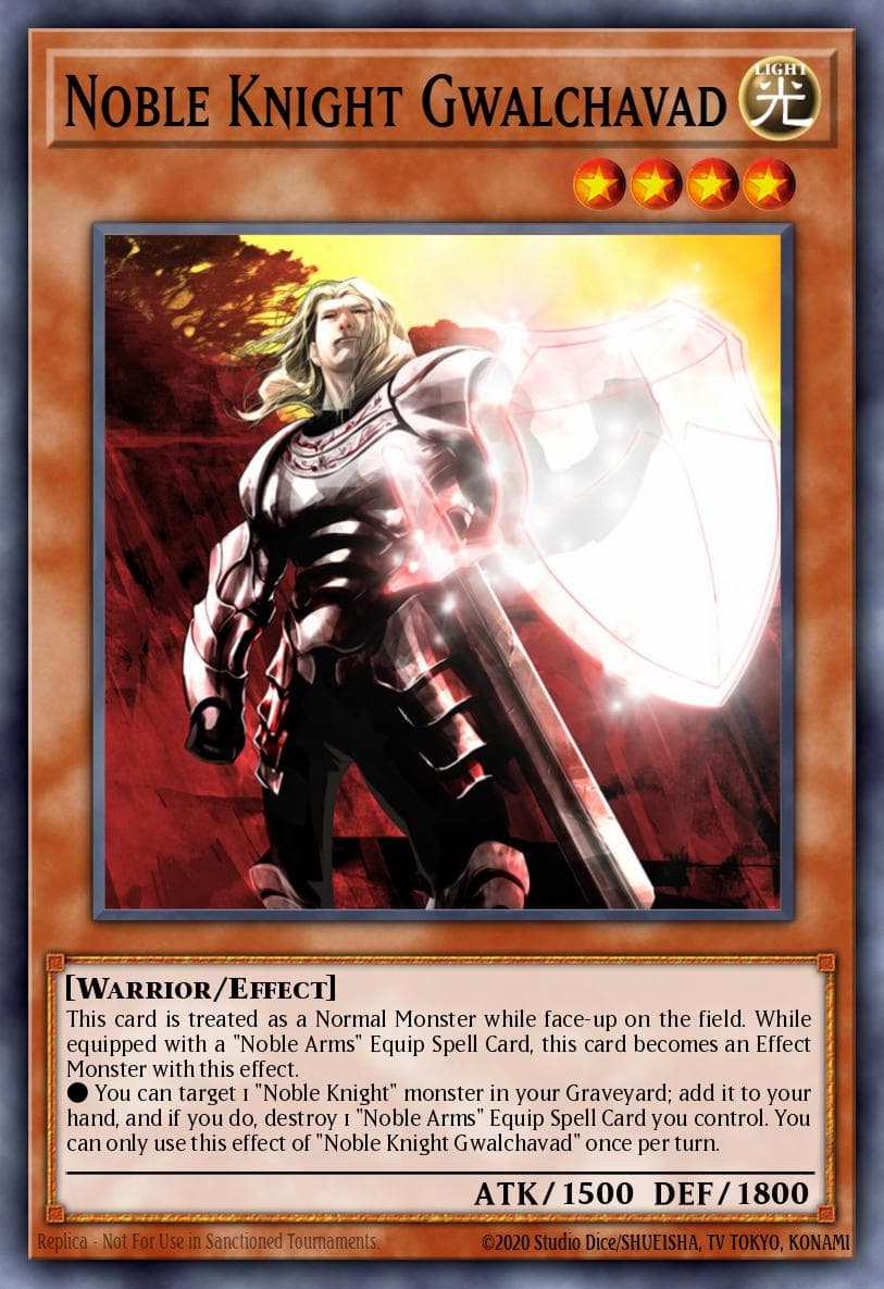 Noble Knight Gwalchavad Noble Knights of the Round Table Power-Up Pack card