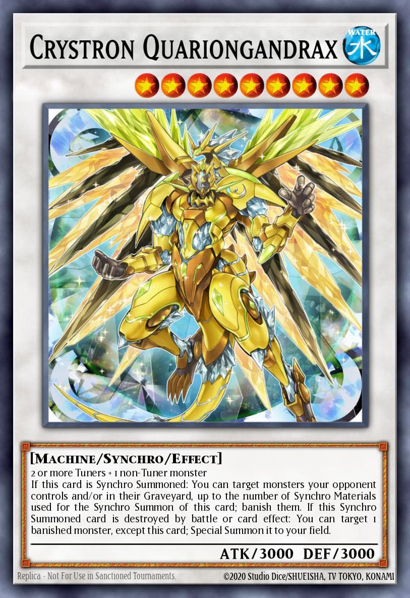 Crystron Quariongandrax Raging Tempest: Special Edition card