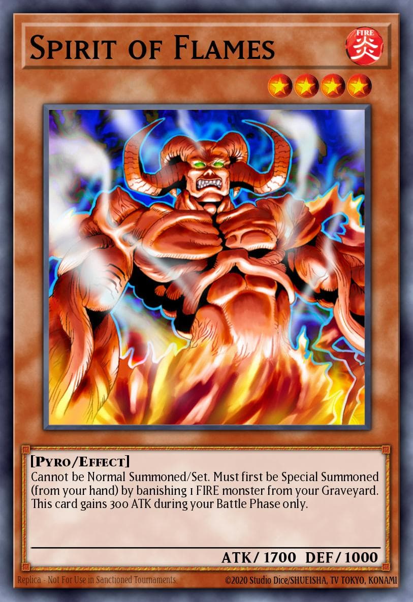 Spirit of Flames Labyrinth of Nightmare card