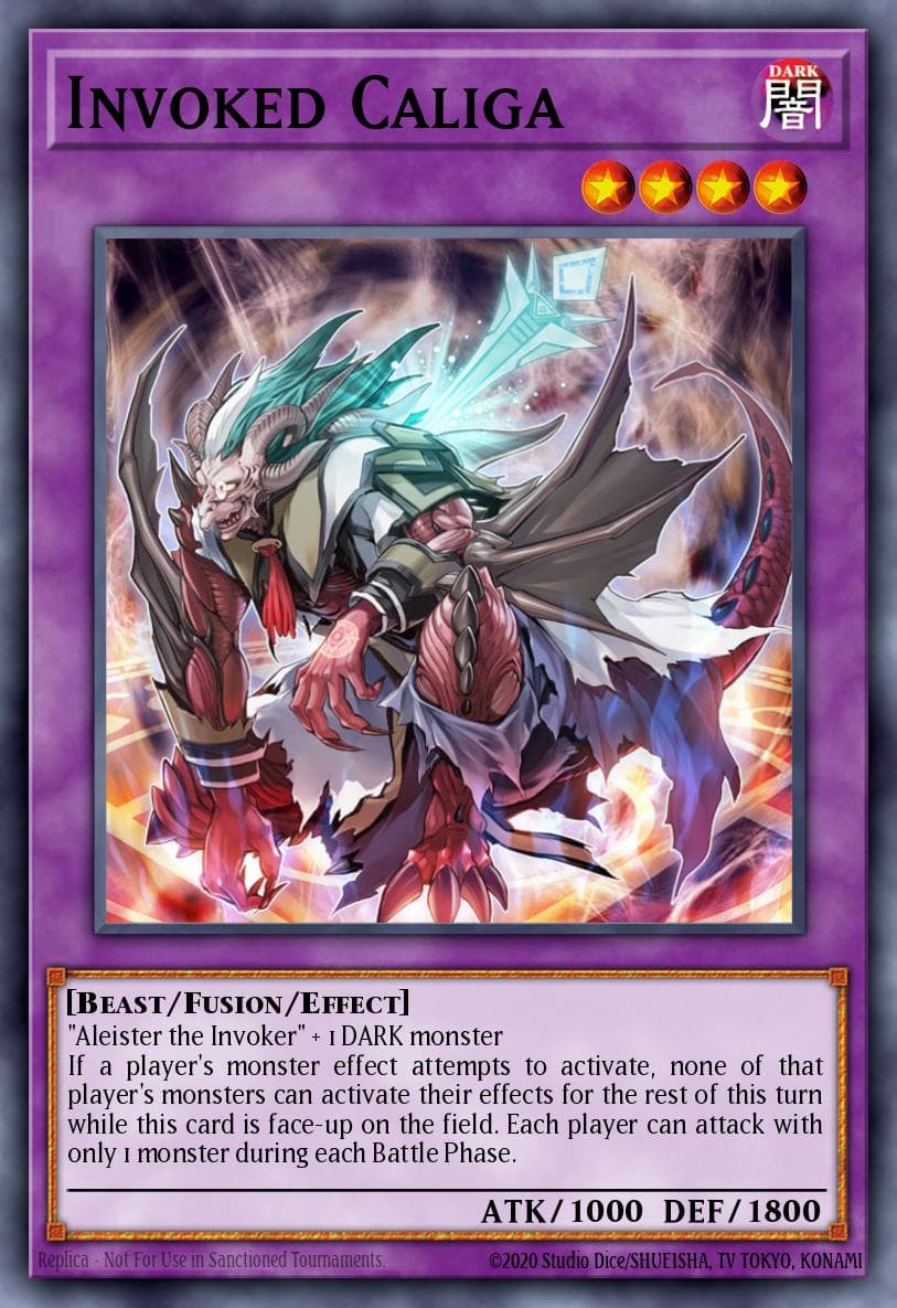 Invoked Caliga Battles of Legend: Armageddon card