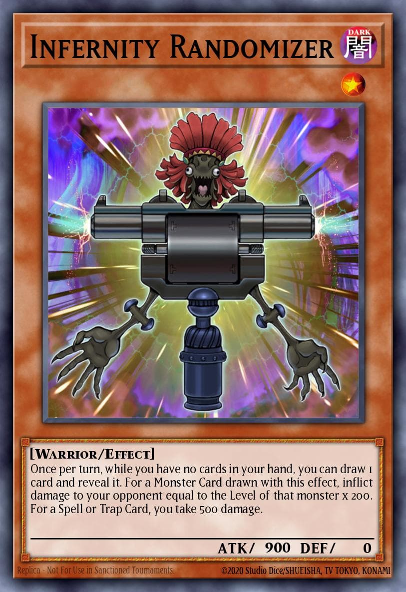 Infernity Randomizer The Shining Darkness Sneak Peek Participation Card card
