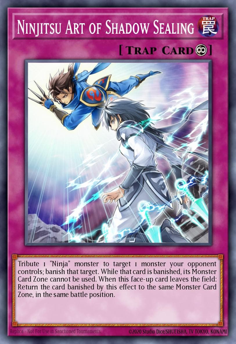 Ninjitsu Art of Shadow Sealing Return of the Duelist: Special Edition card